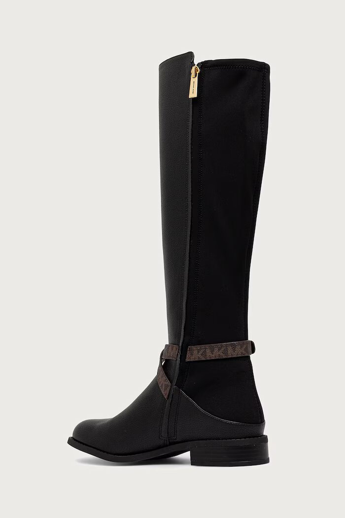 Michael Michael Kors ботуши под коляното дамски Rachel Flat Boot черни 40F6RCFB6L.007