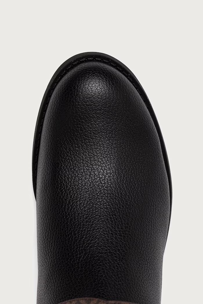Michael Michael Kors ботуши под коляното дамски Rachel Flat Boot черни 40F6RCFB6L.007