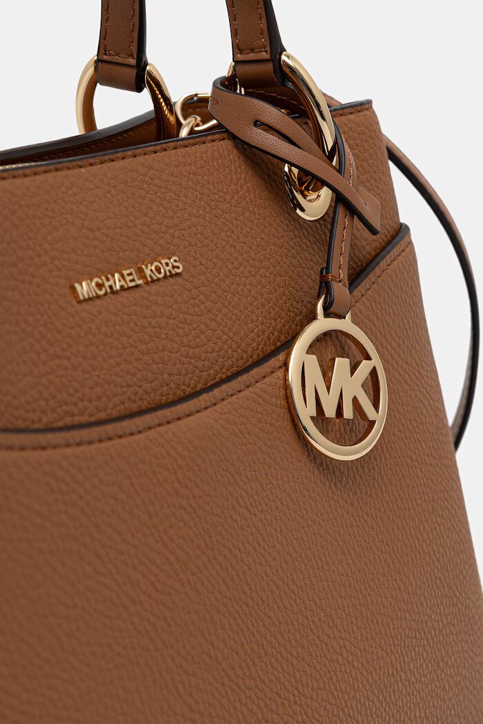 Michael Michael Kors чанта crossbody дамска от имитация на кожа May кафява 30T6GX5L8B