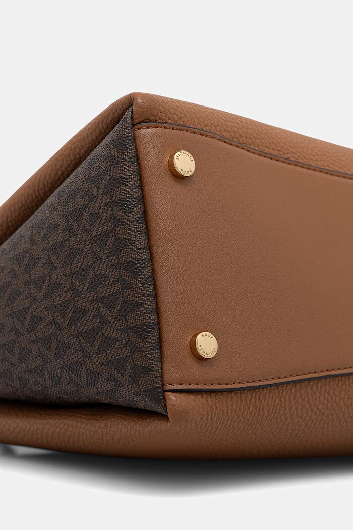 Michael Michael Kors чанта crossbody дамска от имитация на кожа May кафява 30T6GX5L8B