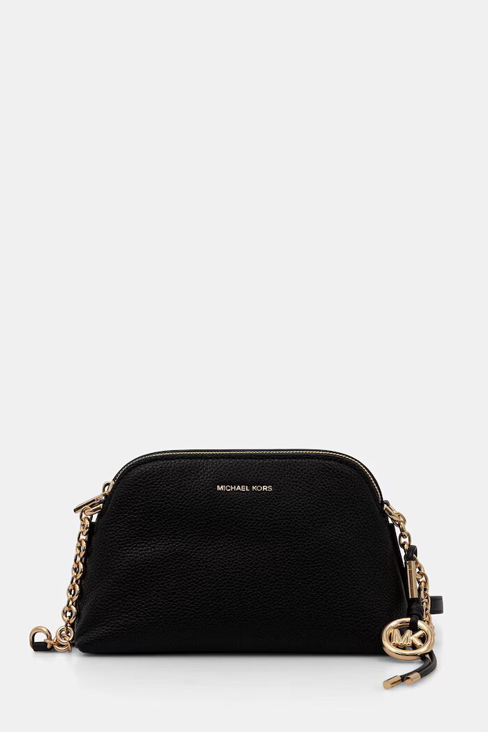 Michael Michael Kors чанта crossbody дамска от кожа Freddie черна 32T6GX4C1L