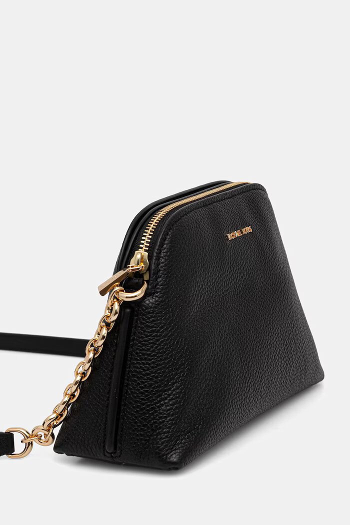 Michael Michael Kors чанта crossbody дамска от кожа Freddie черна 32T6GX4C1L