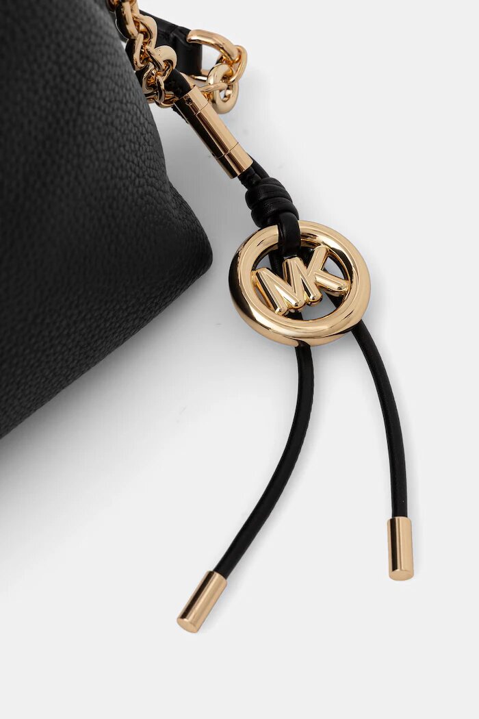 Michael Michael Kors чанта crossbody дамска от кожа Freddie черна 32T6GX4C1L
