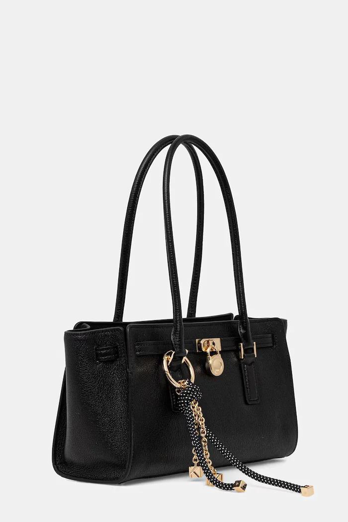 Michael Michael Kors чанта tote дамска от кожа черна 30F5GNXT0L