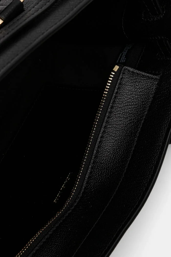 Michael Michael Kors чанта tote дамска от кожа черна 30F5GNXT0L