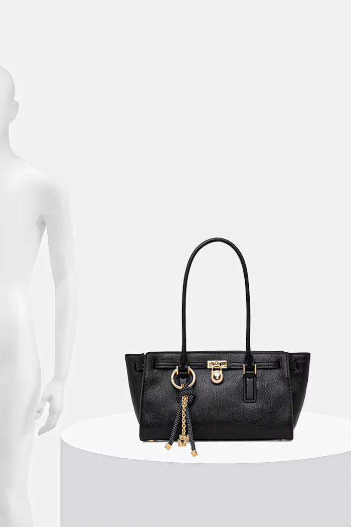 Michael Michael Kors чанта tote дамска от кожа черна 30F5GNXT0L