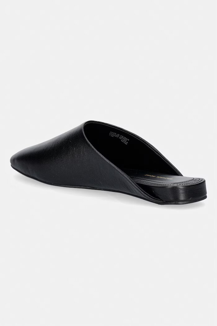 Michael Michael Kors чехли сабо дамски от кожа Cady Mule черни 40T6CDFP1L.001