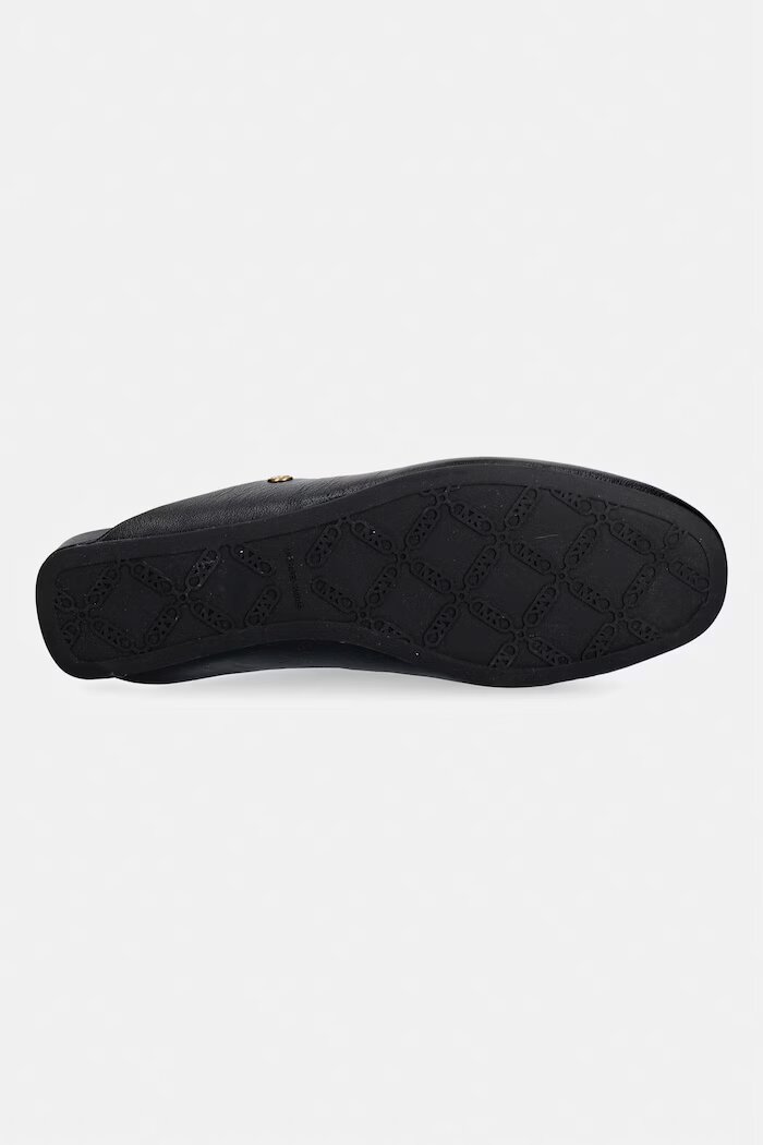 Michael Michael Kors чехли сабо дамски от кожа Cady Mule черни 40T6CDFP1L.001
