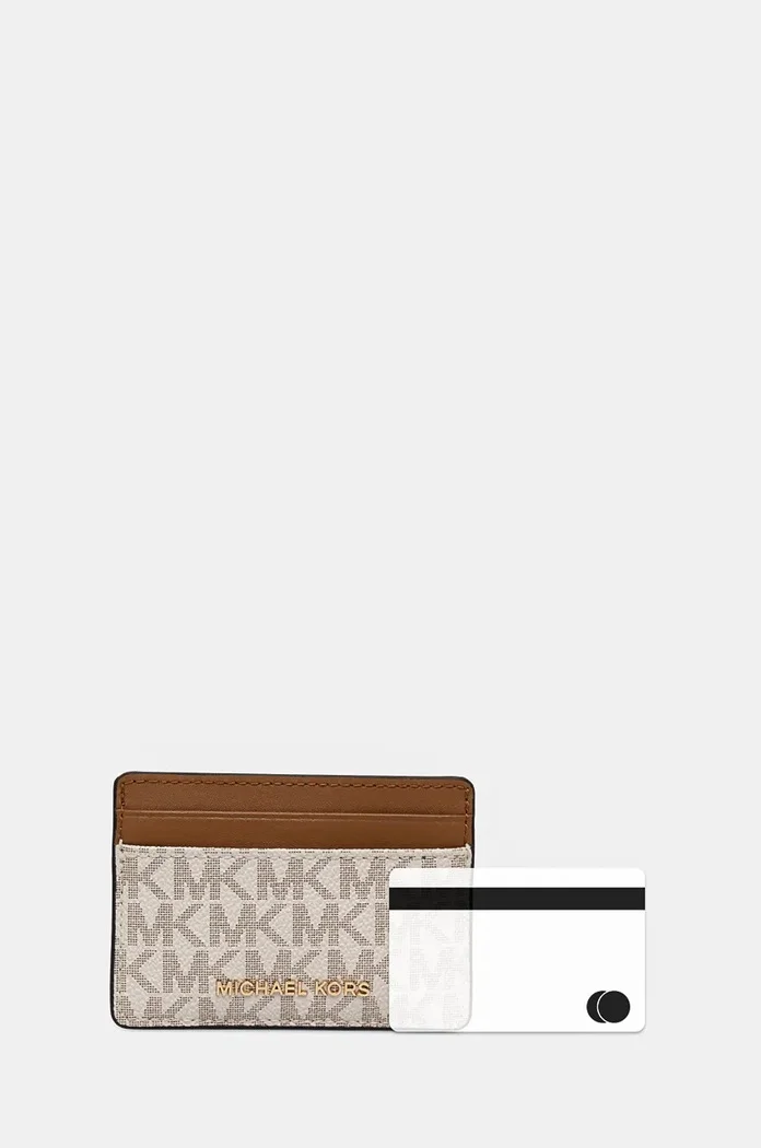 Michael Michael Kors Калъф за карти в кафяво 32F1GJ6D0B