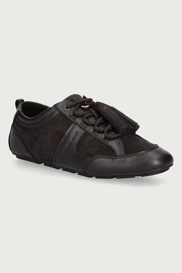 Michael Michael Kors Keely Trainer маратонки дамски от кожа кафяви 43F6KLFS2S.251