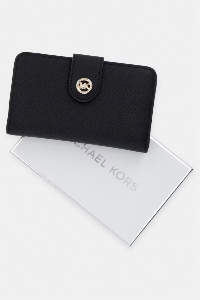 Michael Michael Kors Кожен портфейл в черно 32S6G17F8L
