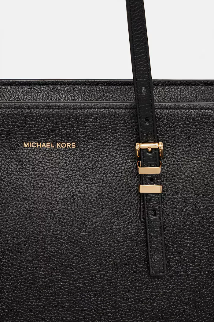 Michael Michael Kors Кожена чанта QUINN в черно 30T5GQNT9L