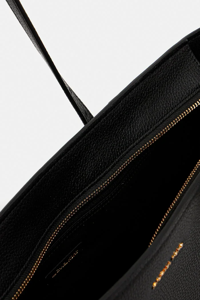 Michael Michael Kors Кожена чанта QUINN в черно 30T5GQNT9L