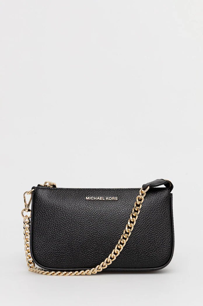 Michael Michael Kors Кожена чанта в черно