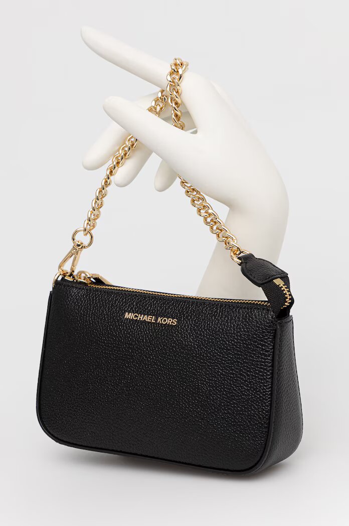 Michael Michael Kors Кожена чанта в черно