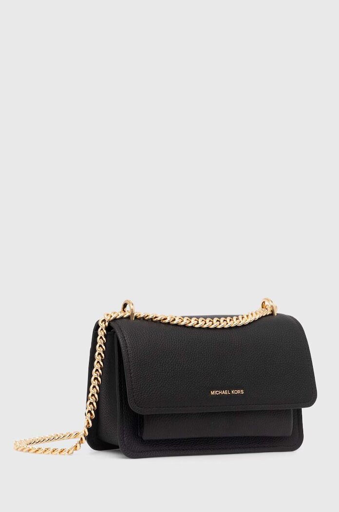 Michael Michael Kors Кожена чанта в черно 30T4GC7L3T