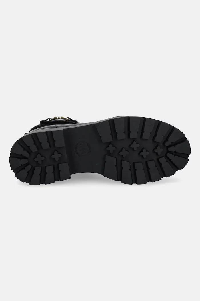 Michael Michael Kors Кожени кубинки Mandy в черно с платформа 40T5MAFE5L.001