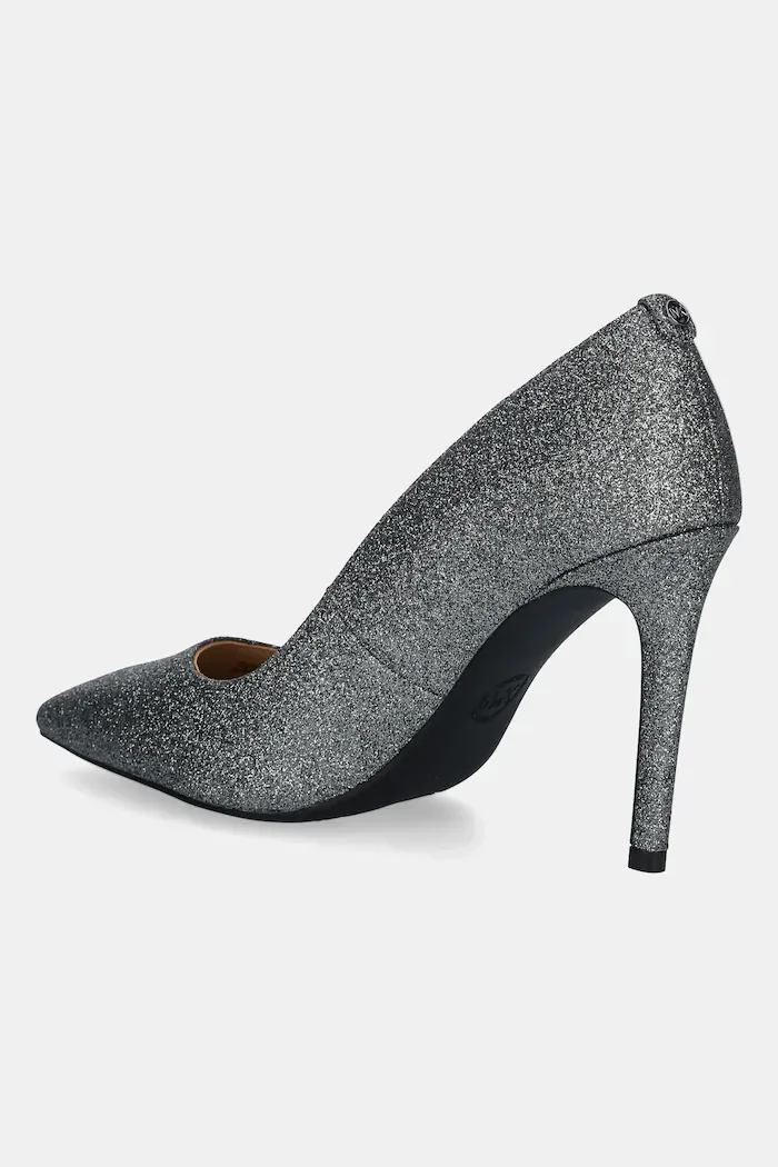 Michael Michael Kors Кожени обувки с тънък ток Alina в сребристо 40F5HNHP1M.041