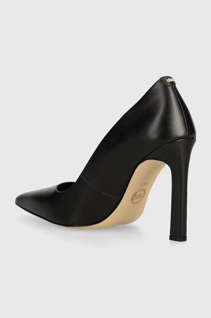Michael Michael Kors Кожени обувки с тънък ток Amara в черно 40S4AMHP1L 001
