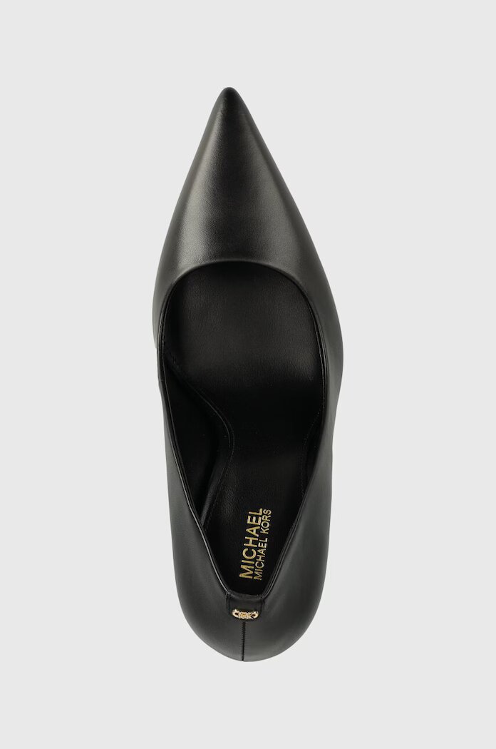Michael Michael Kors Кожени обувки с тънък ток Amara в черно 40S4AMHP1L 001