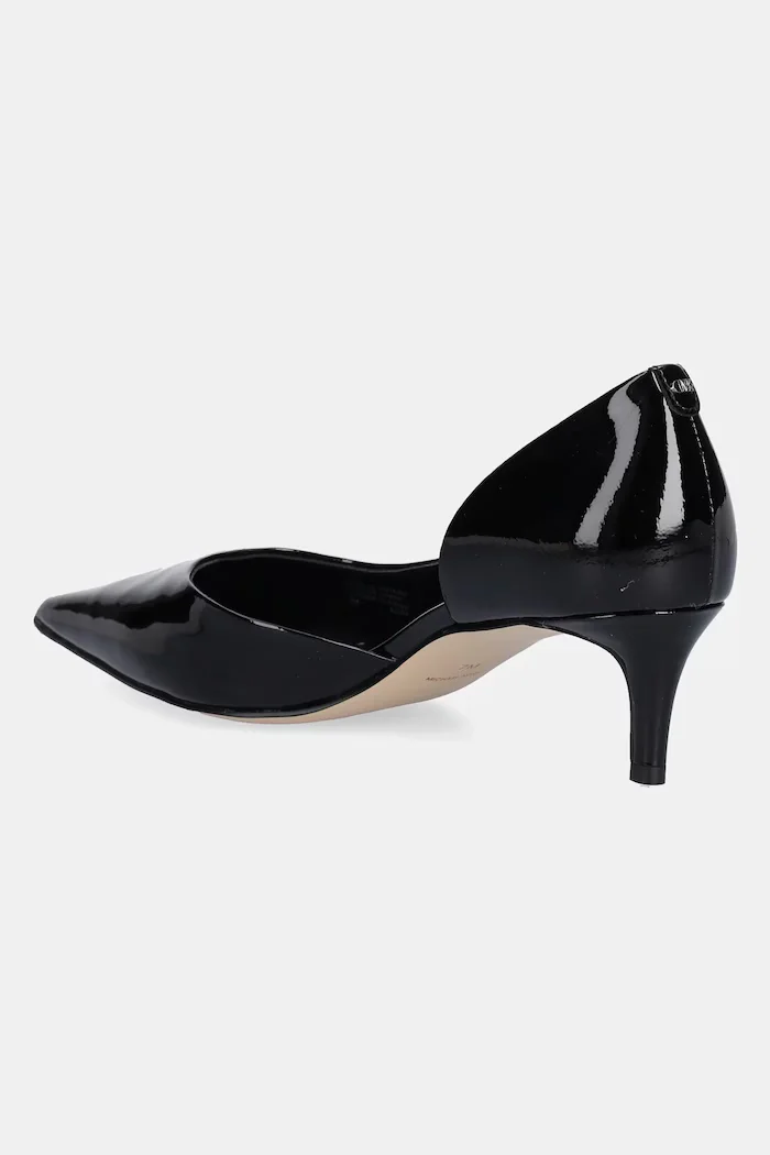 Michael Michael Kors Кожени обувки с тънък ток Elyse в черно 40F5EYMP1A.001