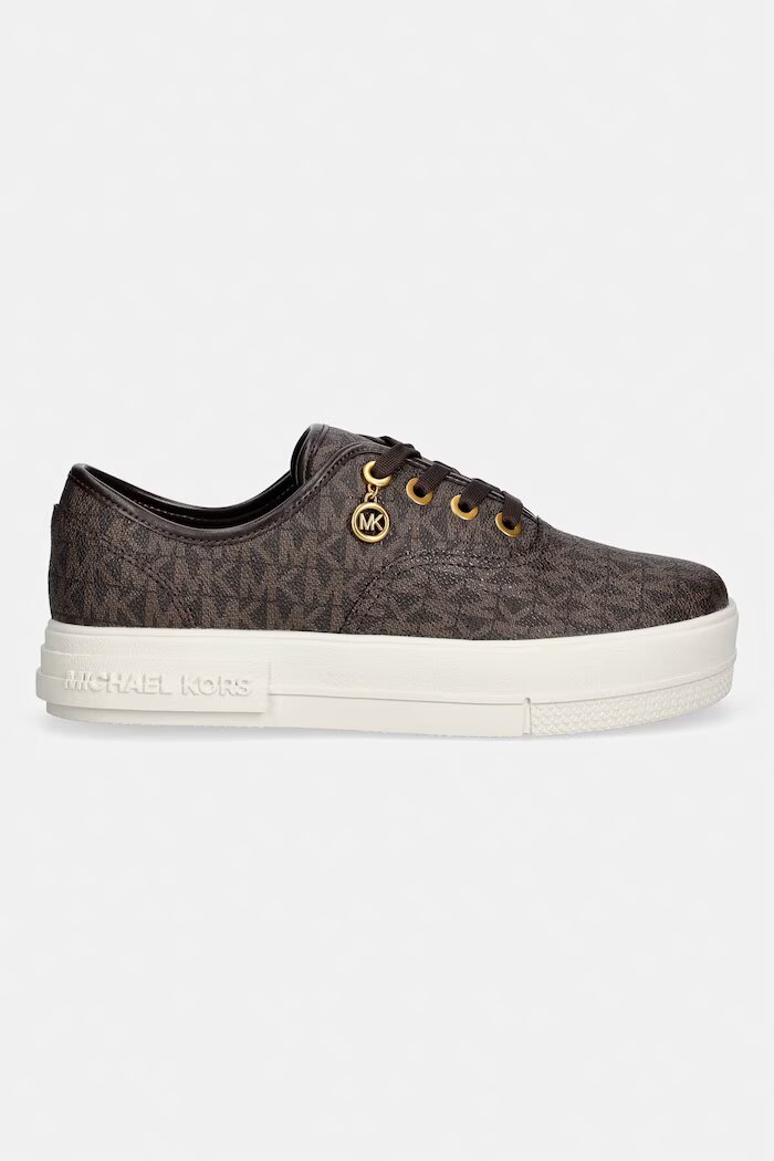 Michael Michael Kors Lindsey Lace Up маратонки дамски кафяви с платформа 43T6LDFS1B.200