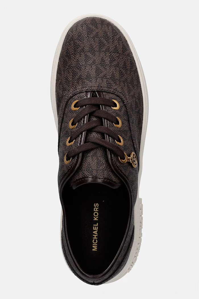Michael Michael Kors Lindsey Lace Up маратонки дамски кафяви с платформа 43T6LDFS1B.200
