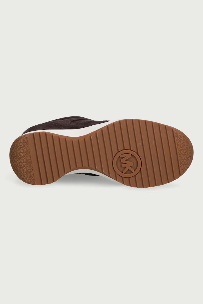 Michael Michael Kors Nikko S2 Wedge Trainer маратонки дамски от велур кафяви 43F6NKFS1S.251