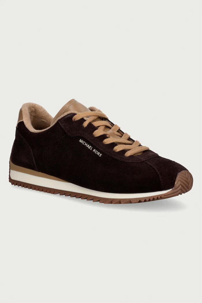 Michael Michael Kors Rhodes Trainer маратонки дамски от велур кафяви 43F5RHFS1S.240