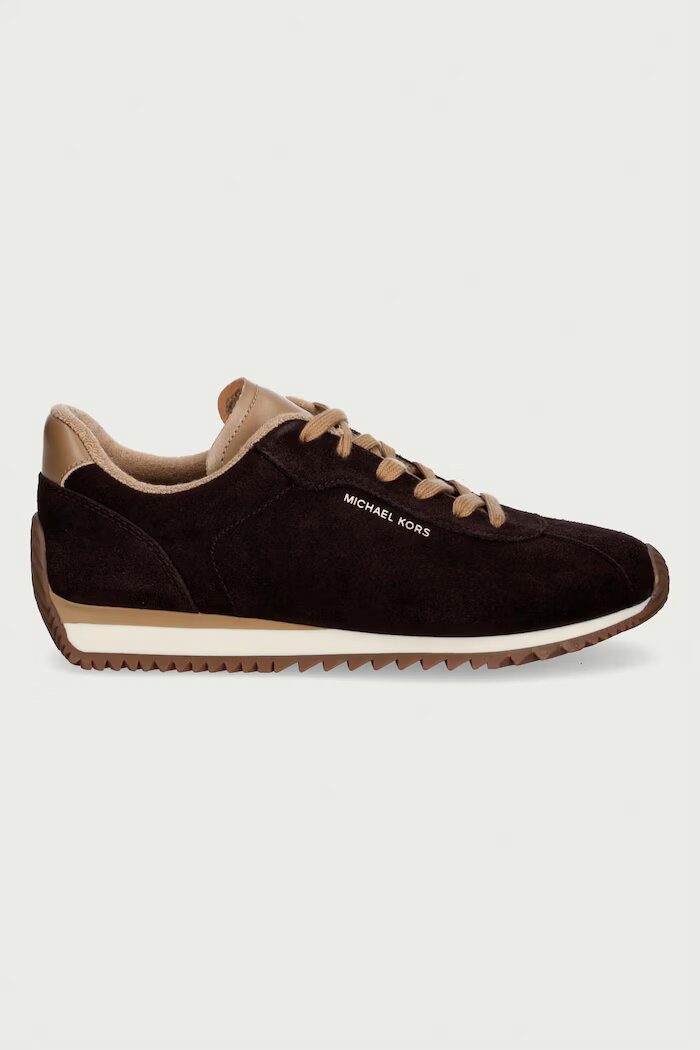 Michael Michael Kors Rhodes Trainer маратонки дамски от велур кафяви 43F5RHFS1S.240