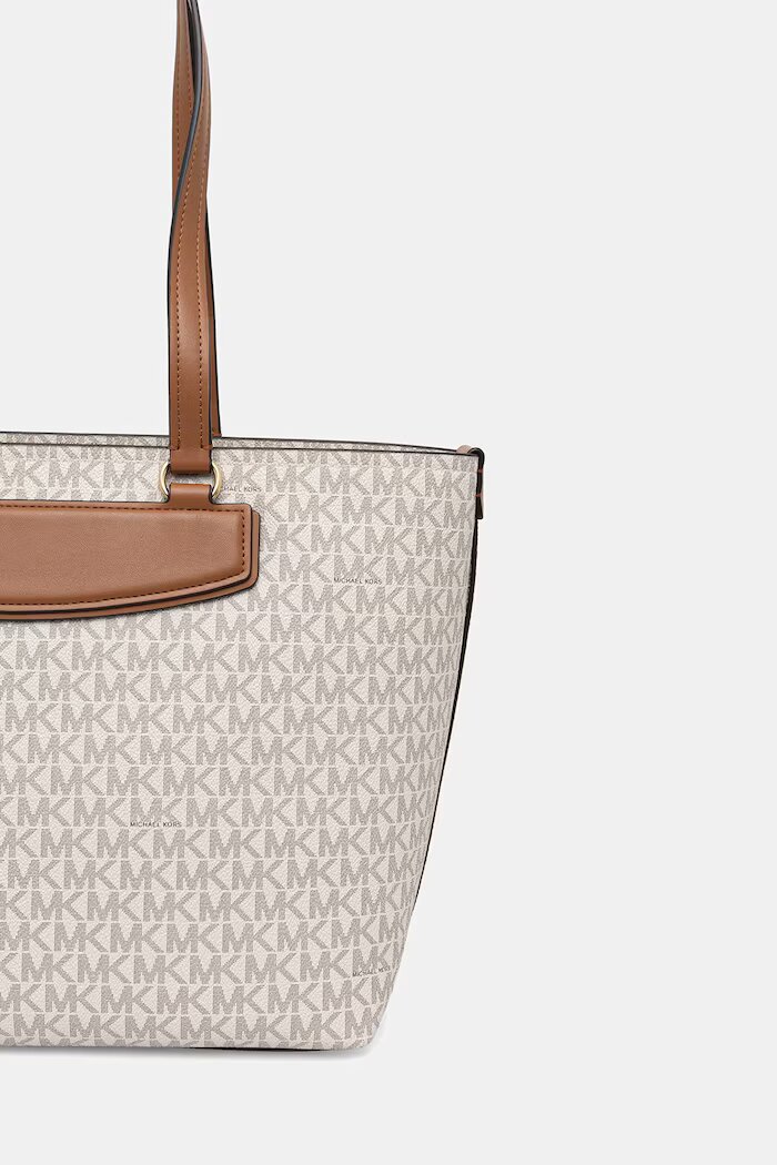 Michael Michael Kors шопинг чанта дамска от имитация на кожа бежова 30S6GTVT2B