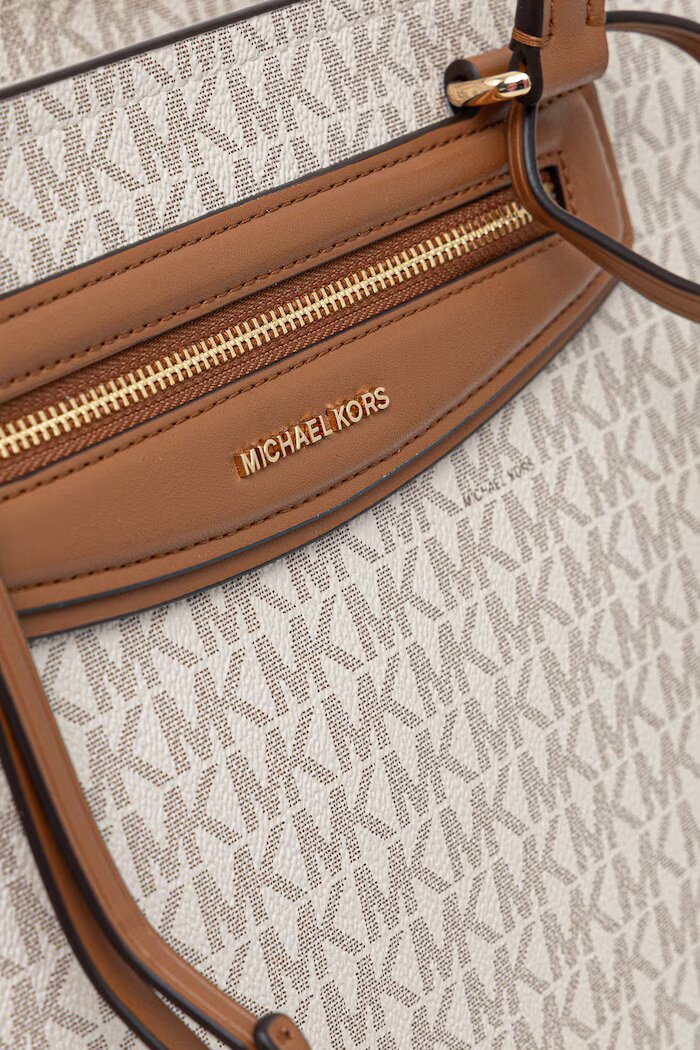 Michael Michael Kors шопинг чанта дамска от имитация на кожа бежова 30S6GTVT2B