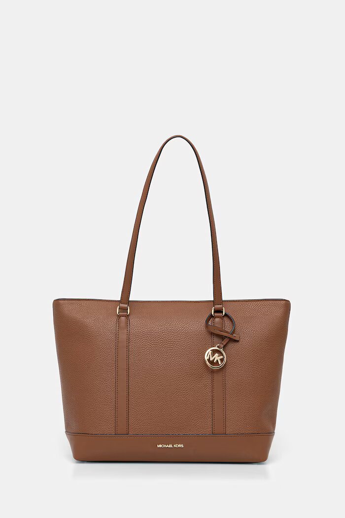 Michael Michael Kors Шопинг чанта дамска от имитация на кожа кафява 30S6G3PT3V