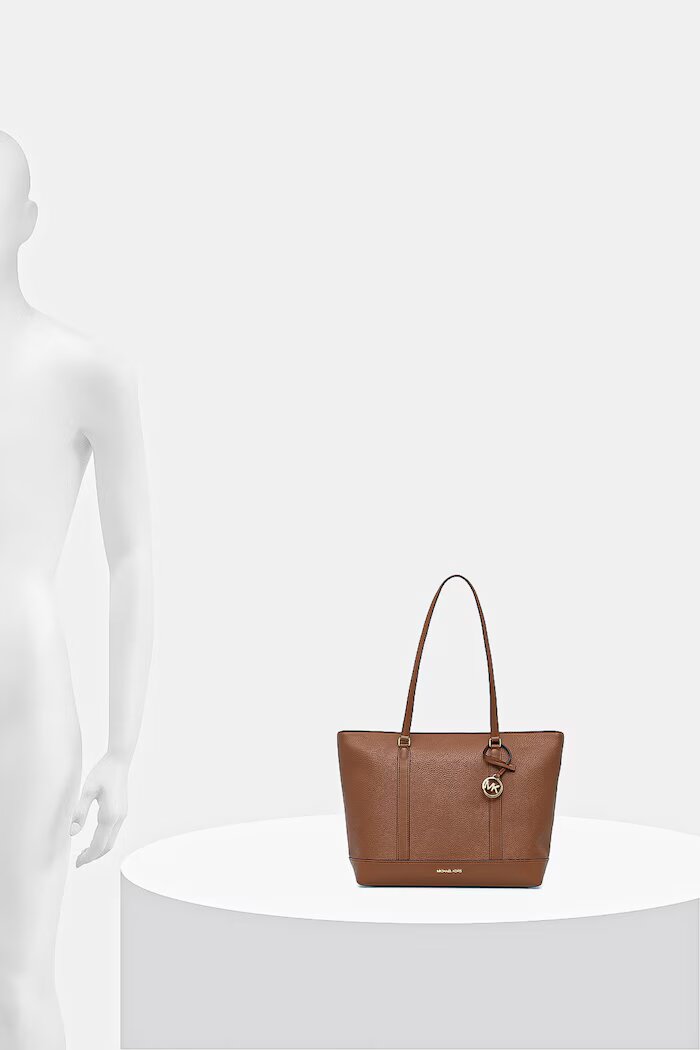 Michael Michael Kors Шопинг чанта дамска от имитация на кожа кафява 30S6G3PT3V
