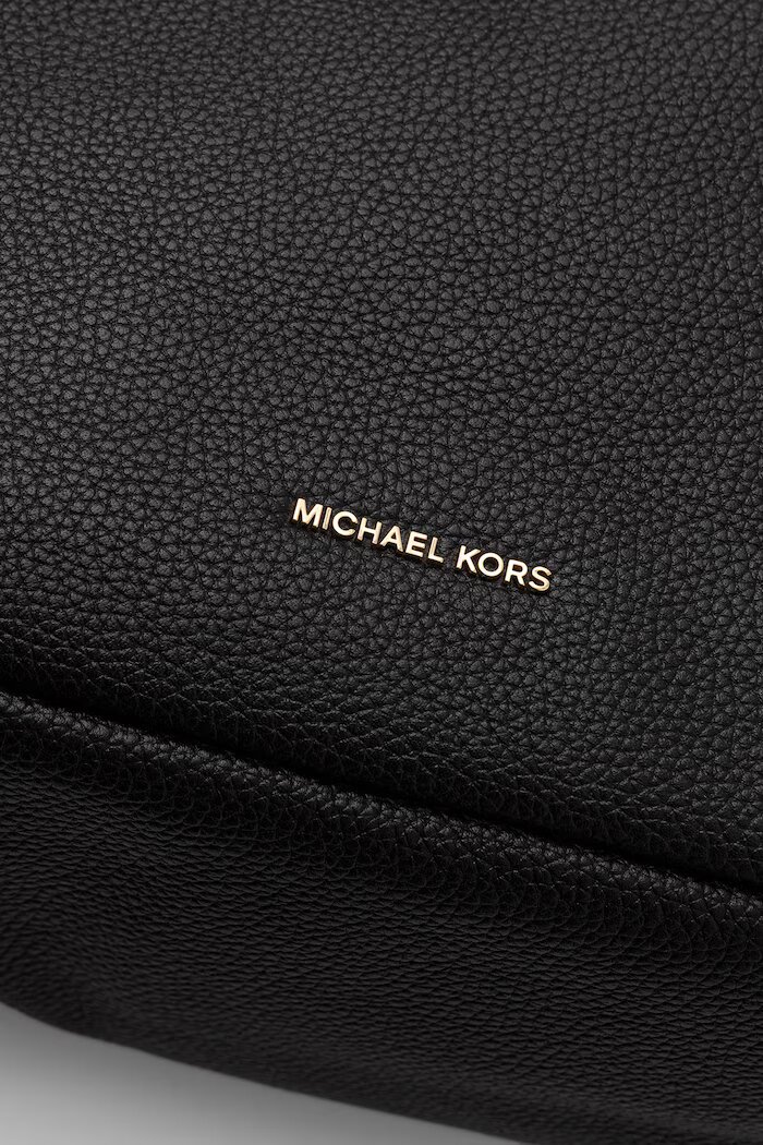 Michael Michael Kors шопинг чанта дамска от кожа ELLIE черна 30F6GEJE7L