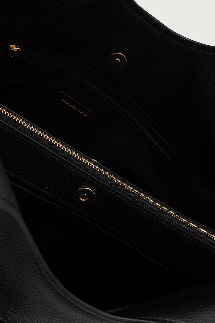 Michael Michael Kors шопинг чанта дамска от кожа ELLIE черна 30F6GEJE7L