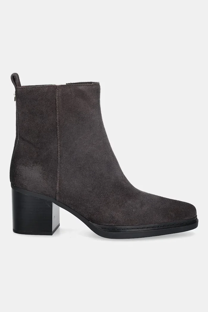 Michael Michael Kors Велурени боти Lex в кафяво с дебел ток 40F5LXME5S.251