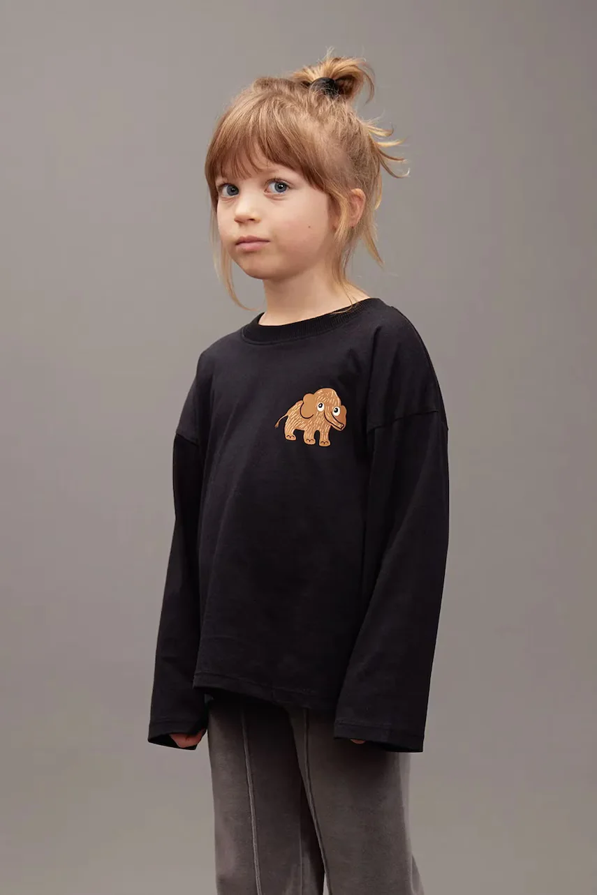 MINI RODINI Детска блуза с дълги ръкави Mammoth