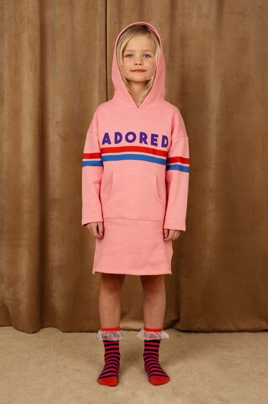MINI RODINI Детска памучна рокля