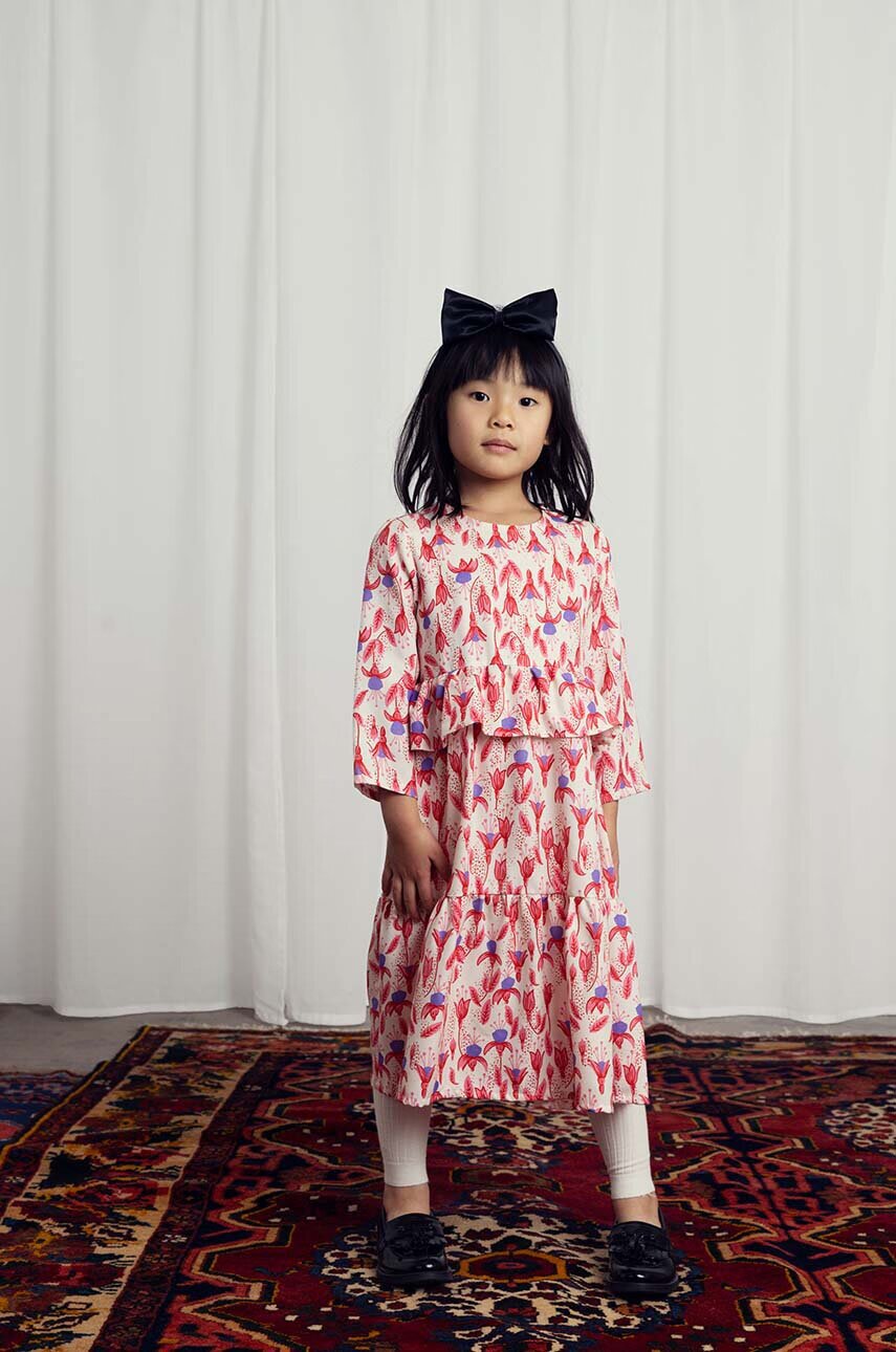 MINI RODINI Детска рокля Fuchsia