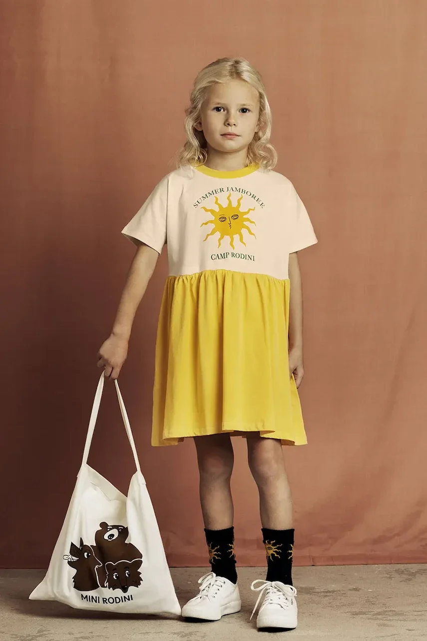 MINI RODINI Детска рокля Sun