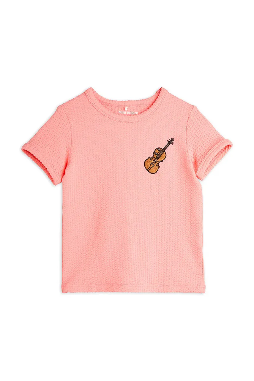 MINI RODINI Детска тениска Violin