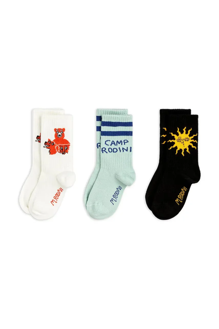 MINI RODINI Детски чорапи Camp Rodini (3 чифта)