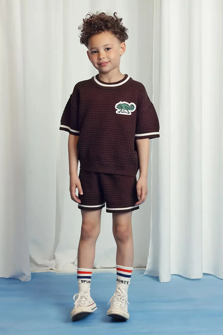 MINI RODINI Детски памучен къс панталон