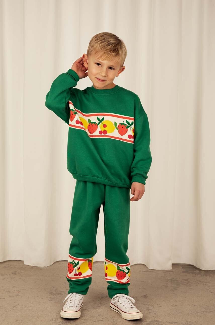 MINI RODINI Детски памучен спортен панталон