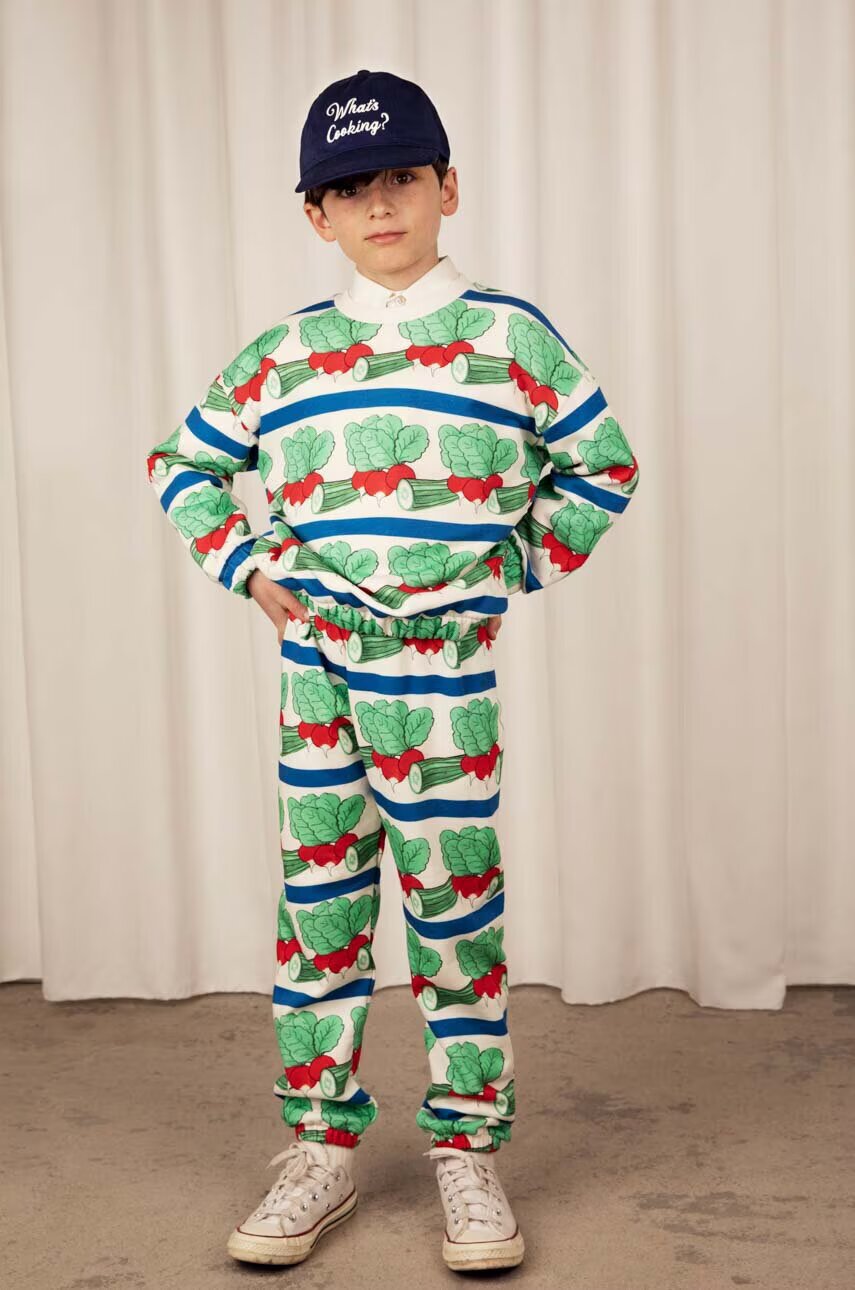 MINI RODINI Детски памучен спортен панталон