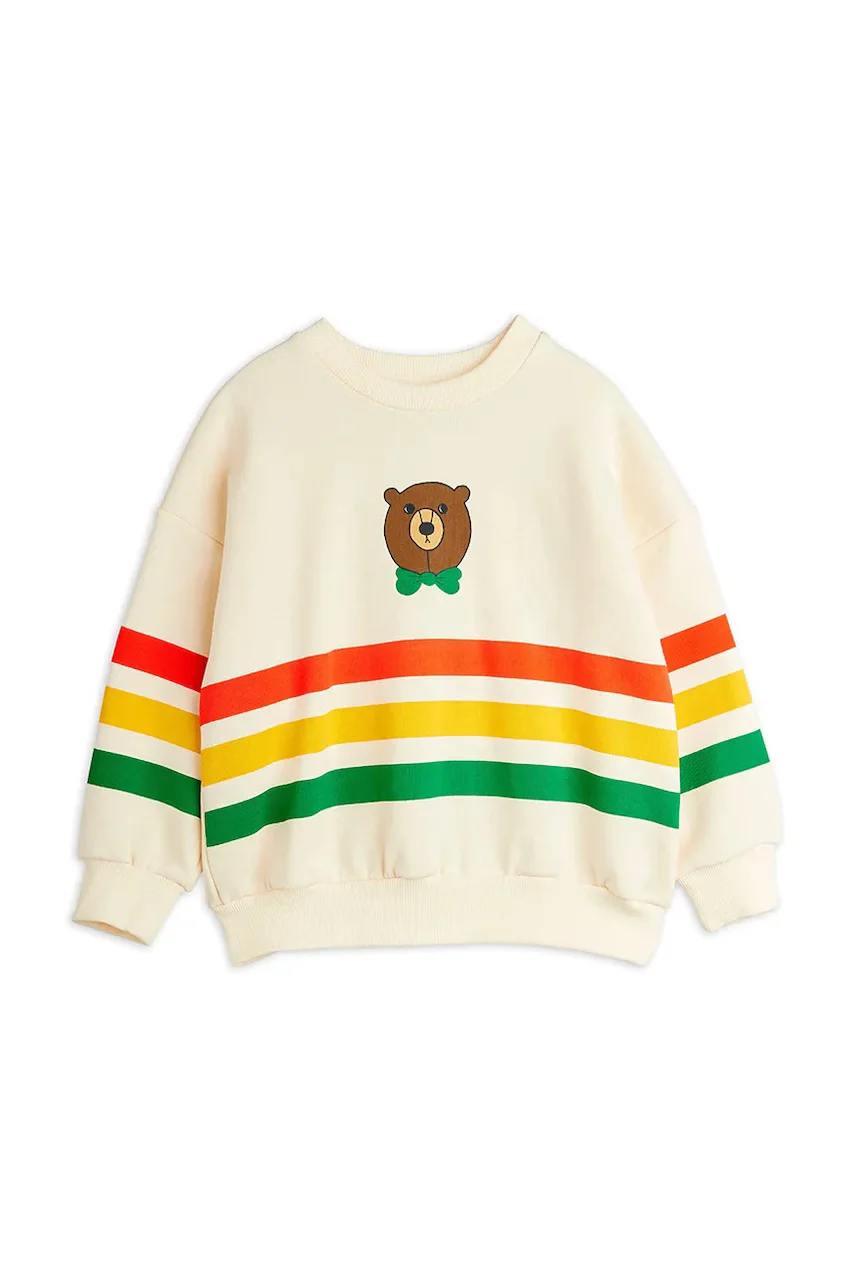 MINI RODINI Детски памучен суичър Bear