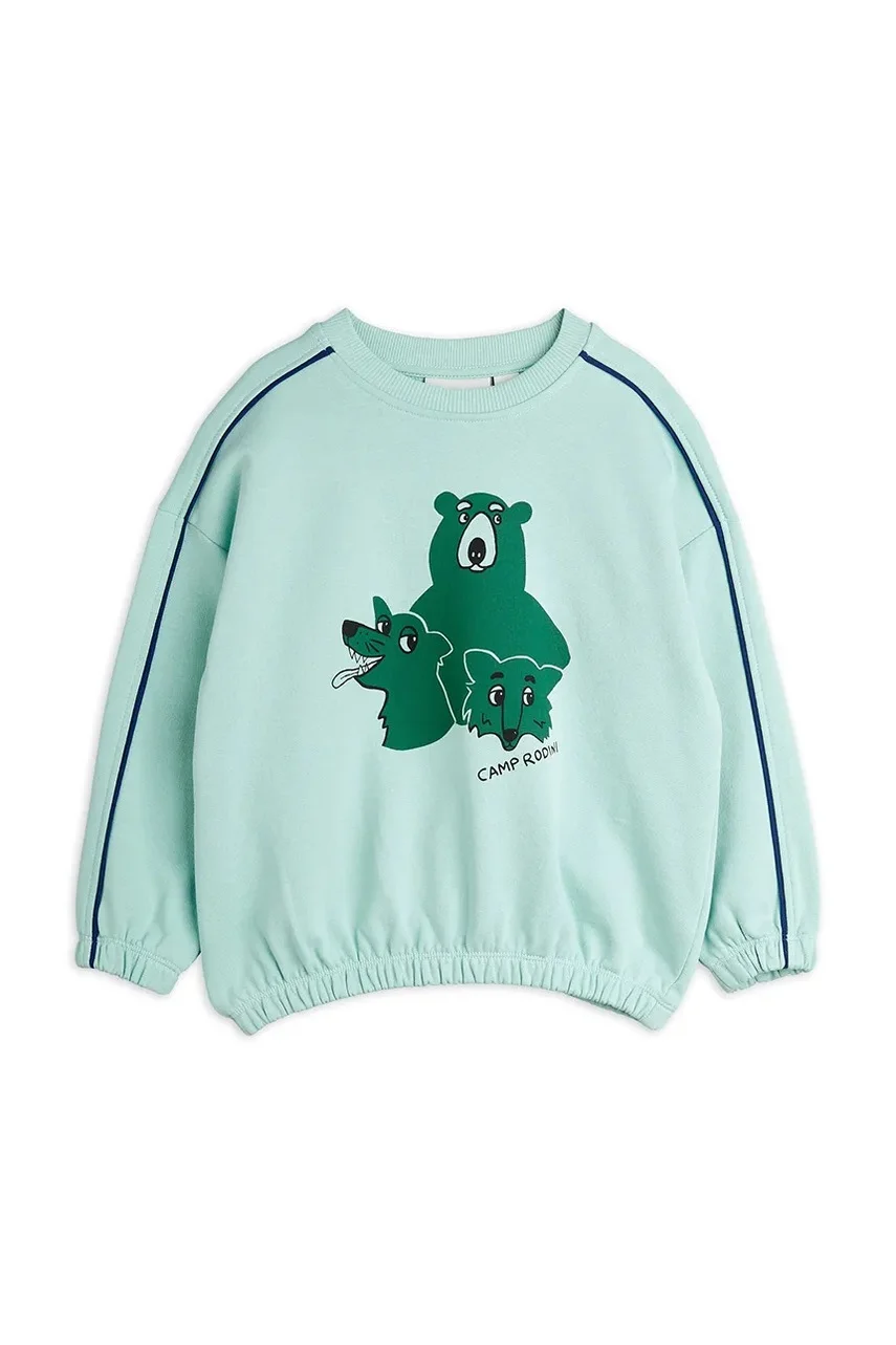 MINI RODINI Детски памучен суичър Camp Rodini