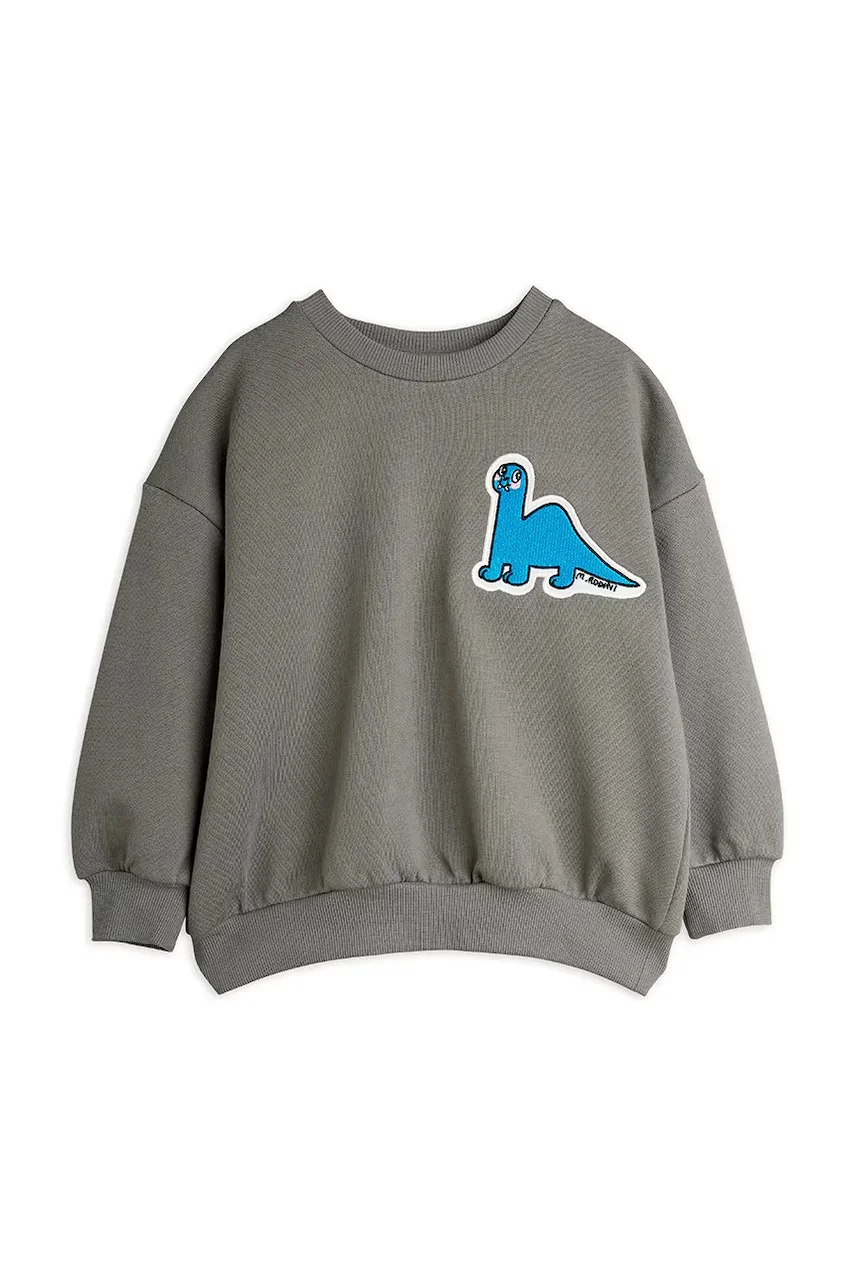 MINI RODINI Детски памучен суичър Dino