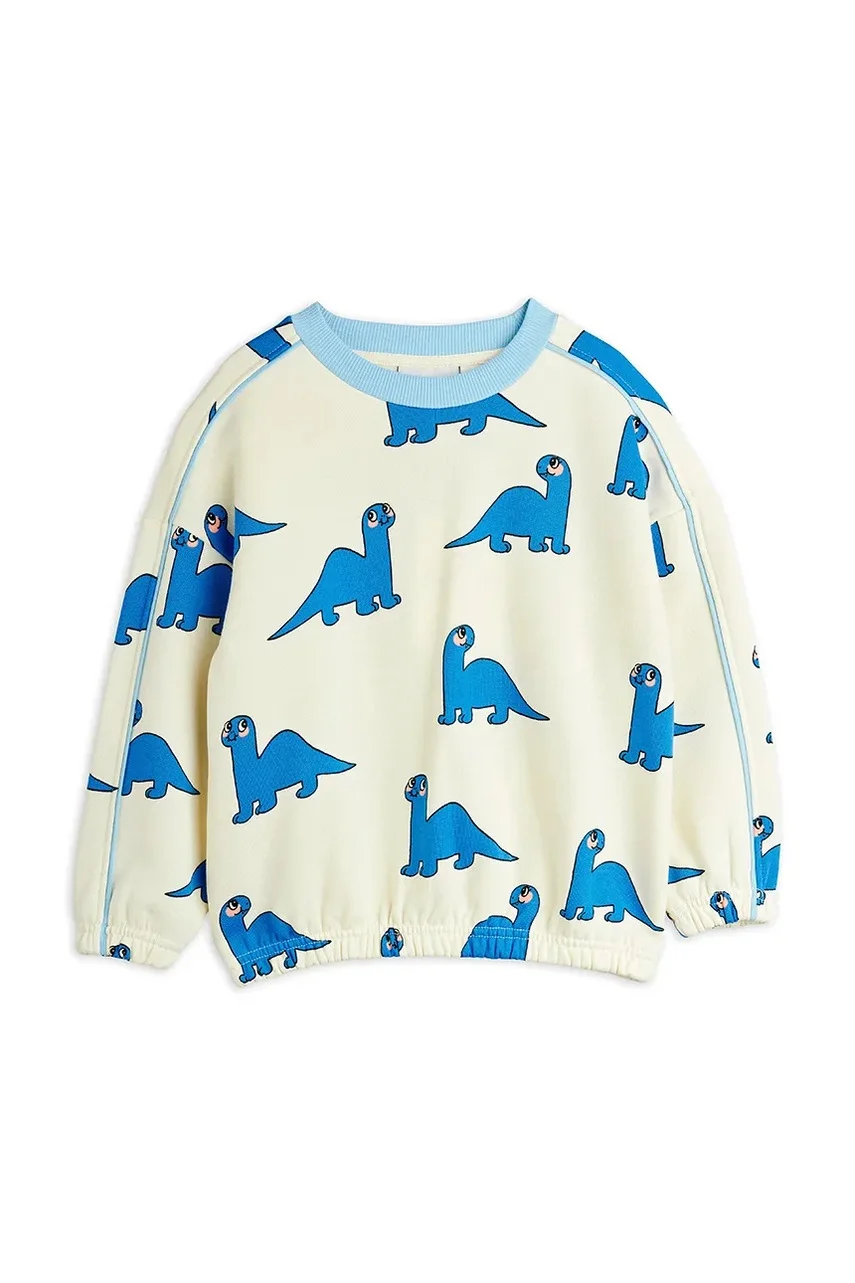 MINI RODINI Детски памучен суичър Dino